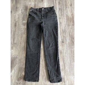 Madewell The Perfect Vintage Jean Black Wash Size 24